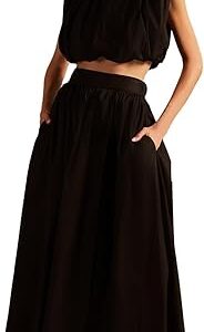 Solid Inamorata Side-Slit Long Skirt Solid Inamorata Side-Slit Long Skirt