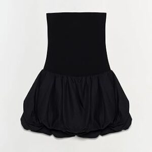 Pollie Strapless Combo Mini Dress Pollie Strapless Combo Mini Dress