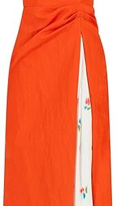 Flap Over Dress in Crinkle Twill Flap Over Dress in Crinkle Twill