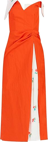 Flap Over Dress in Crinkle Twill