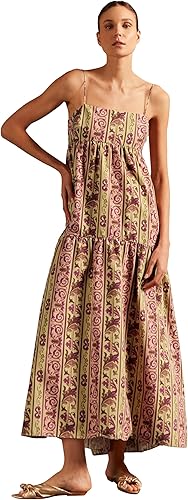 Vintage Citronelle Straps Long Dress
