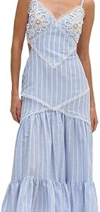 Marine Linen Cut Out Midi Dress Marine Linen Cut Out Midi Dress