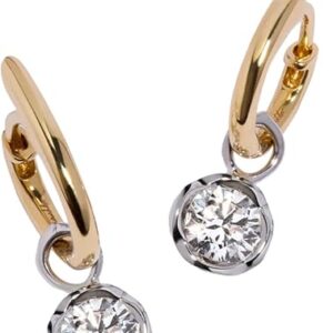 Six Hoop Whoopsie Daisy 0.70ct Diamond Earrings, 14ct Yellow Gold and 18ct White Gold Six Hoop Whoopsie Daisy 0.70ct Diamond Earrings, 14ct Yellow Gold and 18ct White Gold