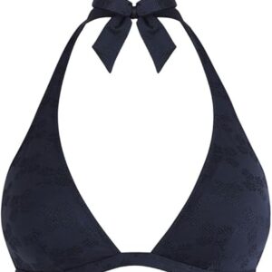 Women’s Halter Bikini Top Jacquard Monogram Women's Halter Bikini Top Jacquard Monogram