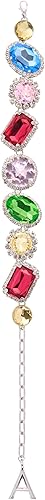 Crystal Gemstone Necklace, O/S, Multi