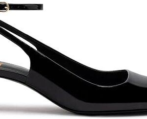 Amal Pump In Black Patent Leather Amal Pump In Black Patent Leather