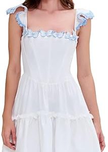 Flutter Poplin Mini Dress Flutter Poplin Mini Dress