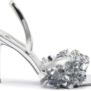 Morgan Sandal In Silver Specchio Morgan Sandal In Silver Specchio