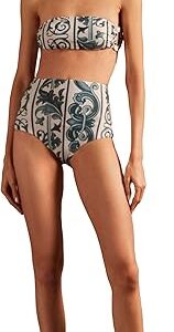 Hera High-Waisted Bandeau Bikini Hera High-Waisted Bandeau Bikini