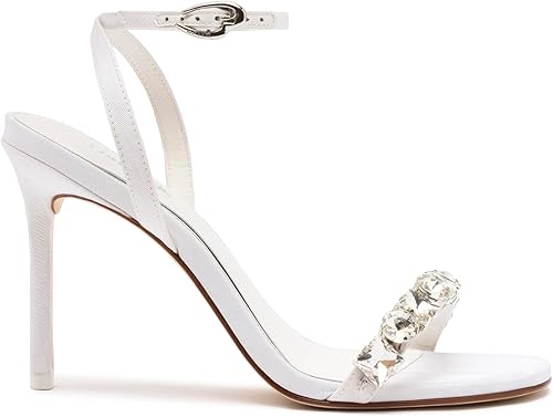 Calypso Sandal In White Fabric