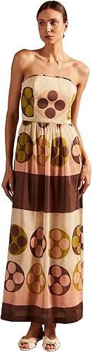 Giardino Strapless Long Dress
