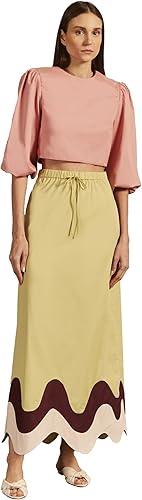 Giardino Solid Long Skirt