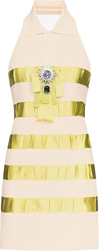 Crystal Embellished Polo Dress