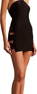 Solid Inamorata Cut-Out Mini Skirt Solid Inamorata Cut-Out Mini Skirt