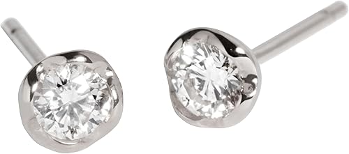 Whoopsie Daisy 0.20ct Diamond Stud Earrings, 18ct White Gold