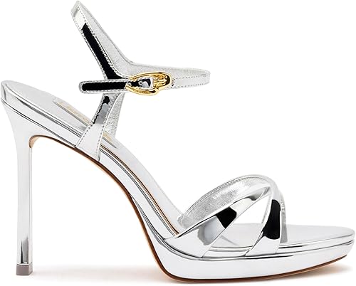 Angelina Sandal In Silver Specchio