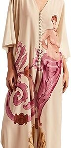 Le Sirenuse Buttoned Midi Kaftan Le Sirenuse Buttoned Midi Kaftan
