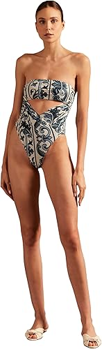 Hera High-Leg Strapless Swimsuit