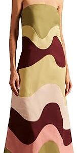 Giardino Solid Strapless Long Dress Giardino Solid Strapless Long Dress