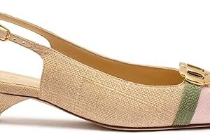 Franca Pump In Beige Raffia Franca Pump In Beige Raffia
