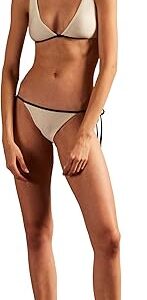 Solid AD Tie-Side Bikini Solid AD Tie-Side Bikini