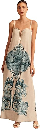 Hera Deep-V Long Dress