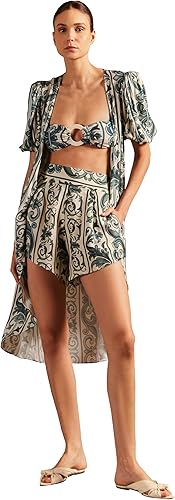 Hera Puff-Sleeved Midi Robe