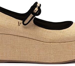Blair Flatform In Beige Raffia Blair Flatform In Beige Raffia