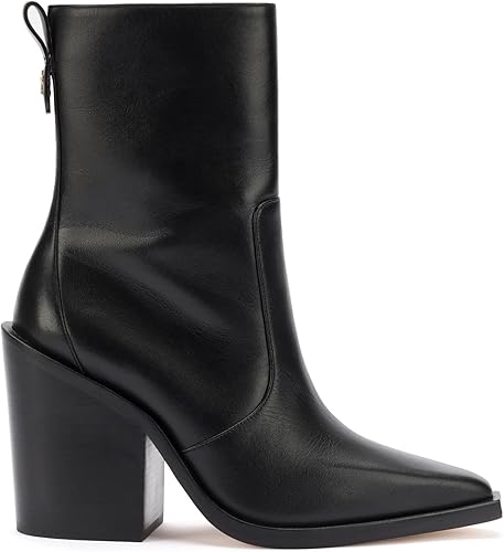 James Boot In Black Leather