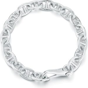 Large Anchor Link Chain Bracelet, 8.5in, Sterling Silver Large Anchor Link Chain Bracelet, 8.5in, Sterling Silver