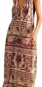 Vintage Citronelle Long Dress With Straps Vintage Citronelle Long Dress With Straps