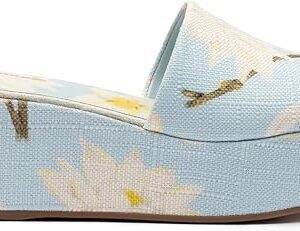 Alex Flatform Mule In Maya Printed Raffia Alex Flatform Mule In Maya Printed Raffia