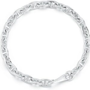 Small Anchor Link Chain Bracelet, 8in, Sterling Silver Small Anchor Link Chain Bracelet, 8in, Sterling Silver