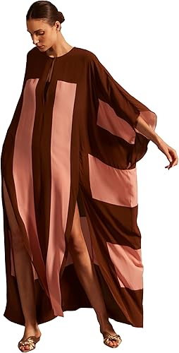 Bold Stripes Long Kaftan