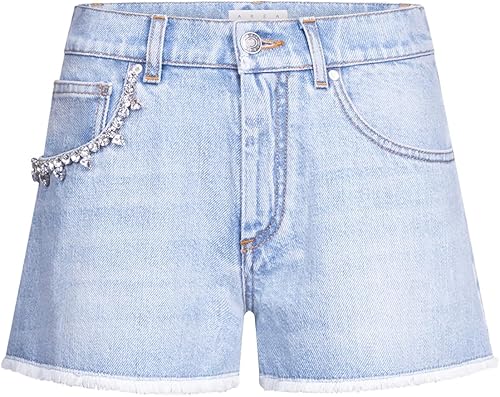 Crystal Pocket Jean Short