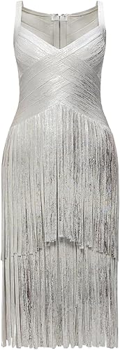 Herve Leger, The Metallic Mischa Dress