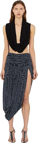 Interlock Jersey Drape Top