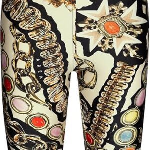 Gemstone Chain Printed Biker Short Gemstone Chain Printed Biker Short