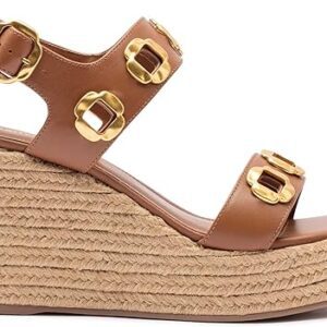 Milan Espadrille In Caramel Leather Milan Espadrille In Caramel Leather