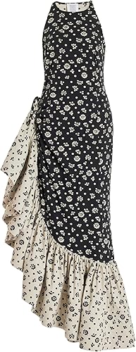 Whoopsy Daisy Dress In Double Faced Floral Stretch Jacquard
