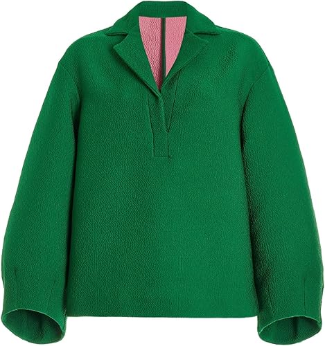 Tulip Pullover Top In Double Faced Crepe